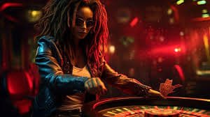 Tampilan permainan American Roulette live di platform j200m dengan roda berputar dan host profesional